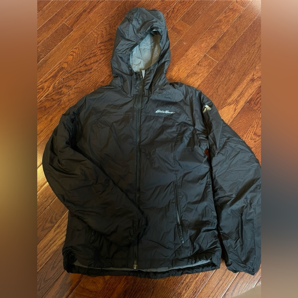 Eddie Bauer Charcoal Hooded Ski Jacket